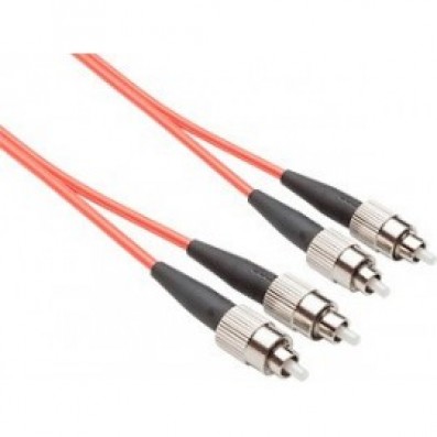 FC-FC OM2 Multimode Fiber Optic Patch Cord