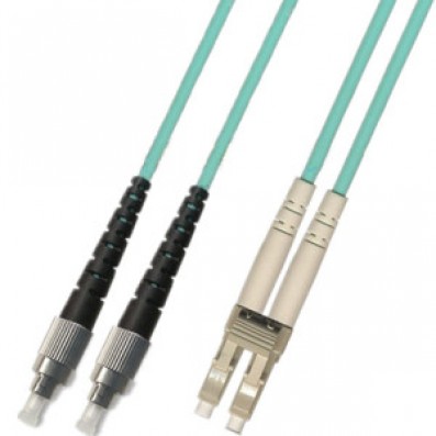 LC-FC OM3 Multimode Fiber Optic Patch Cord