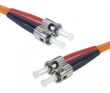 ST-ST OM2 Multimode Fiber Optic Patch Cord
