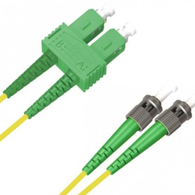 ST APC – SC APC Singlemode Fiber Patch Cord