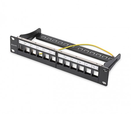 CAT.6A 12 Port Blank Patch Panel