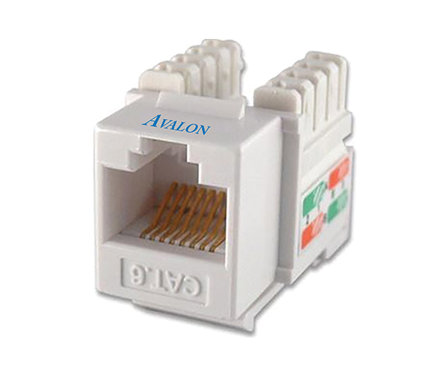 CAT.6 90 Degree UTP Keystone Jack