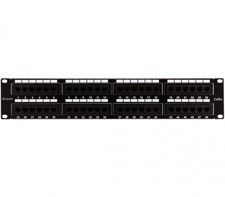 CAT.5e Unshielded 48 Port Patch Panel