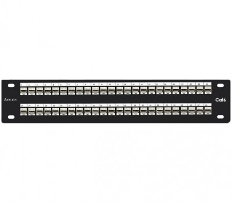 CAT.6 Shielded 48 Port Patch Panel