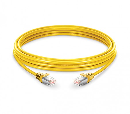 CAT.6 STP Patch Cord Yellow -- 10 Mtr