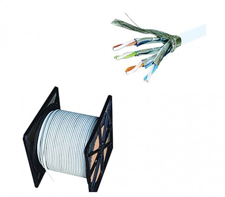 CAT.6 STP Cable - 305 Meter - LSZH - Grey